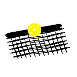 Red y pelota de pickleball red y pelota de pickleball
