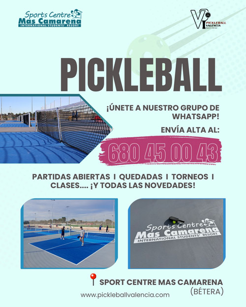 Nuevo grupo de Whatsapp de pickleball grupo whatsapp pickleball
