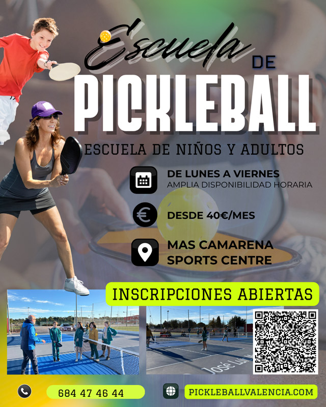 Escuela de Pickleball – Curso 2025/2026 Escuela de Pickleball 2025-2026