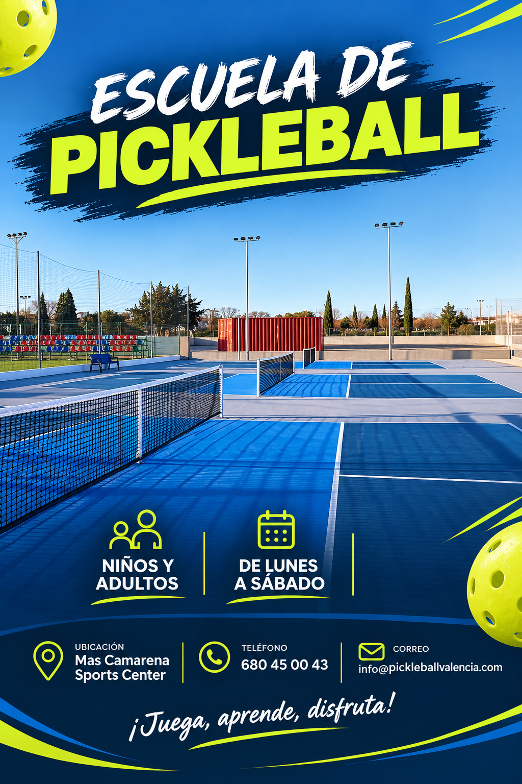 Escuela de Pickleball_ Juega y Disfruta Escuela de Pickleball